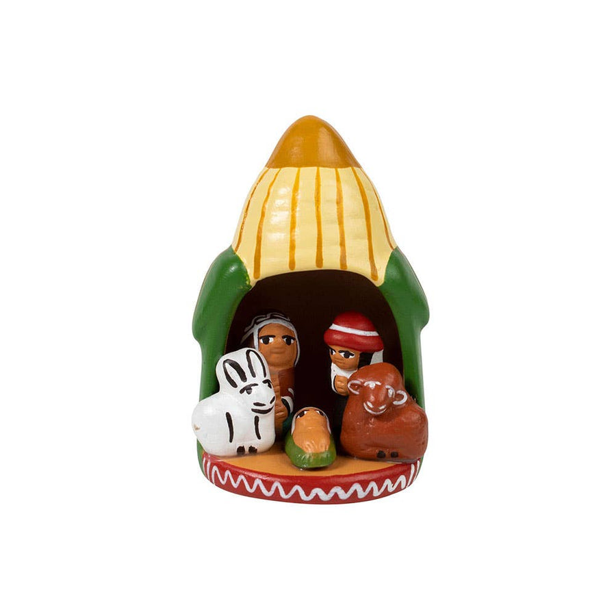 Tiny Maize Nativity