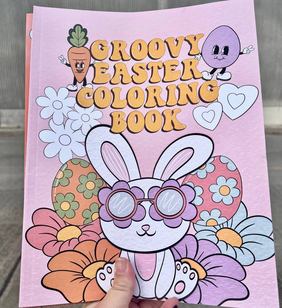 Groovy Easter Coloring Book