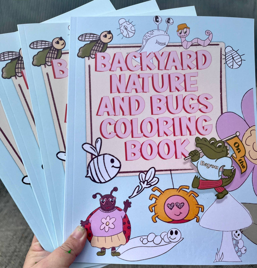 Bug and Nature Coloring Book