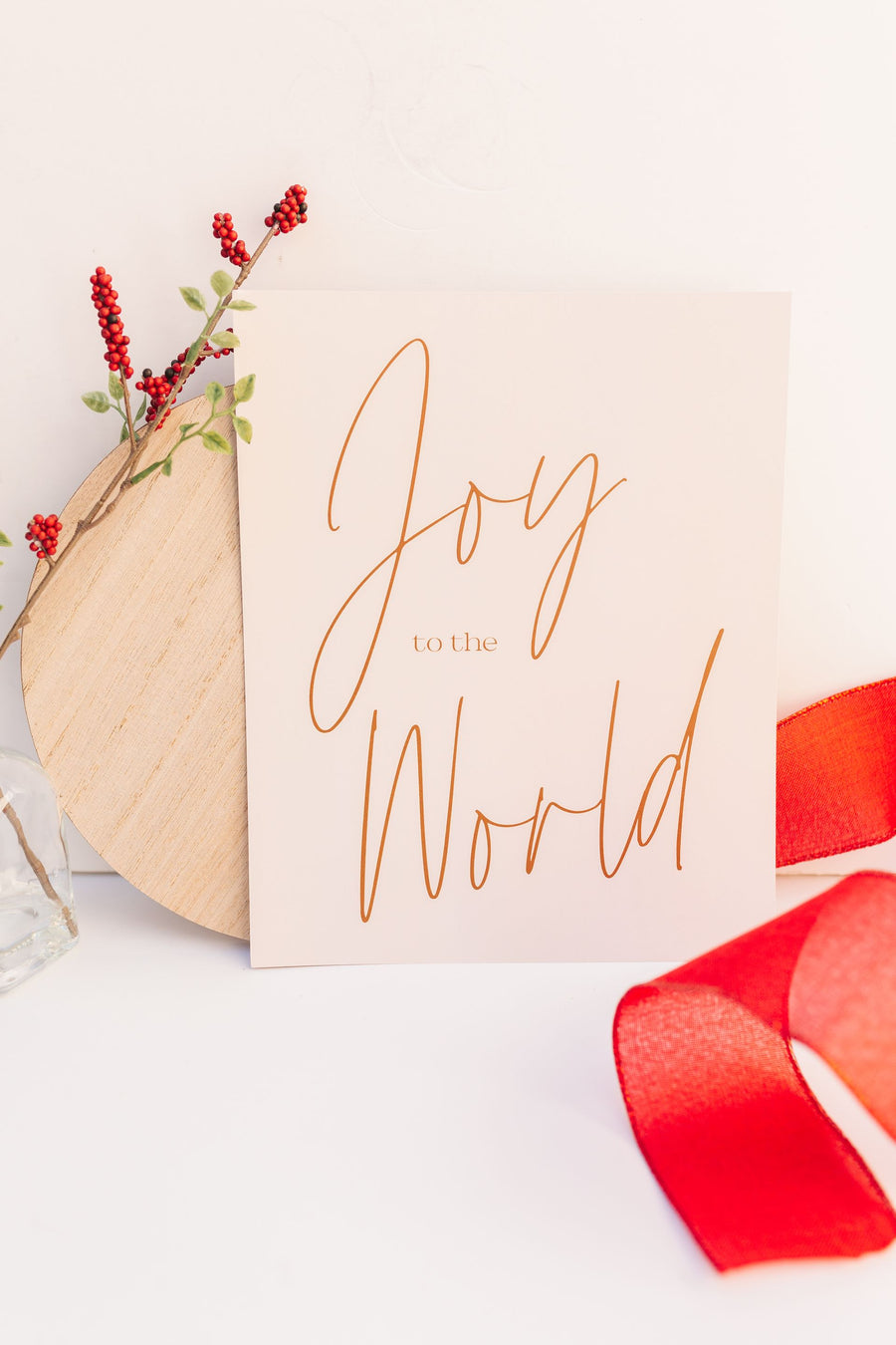 Joy to the World Print (8x10)